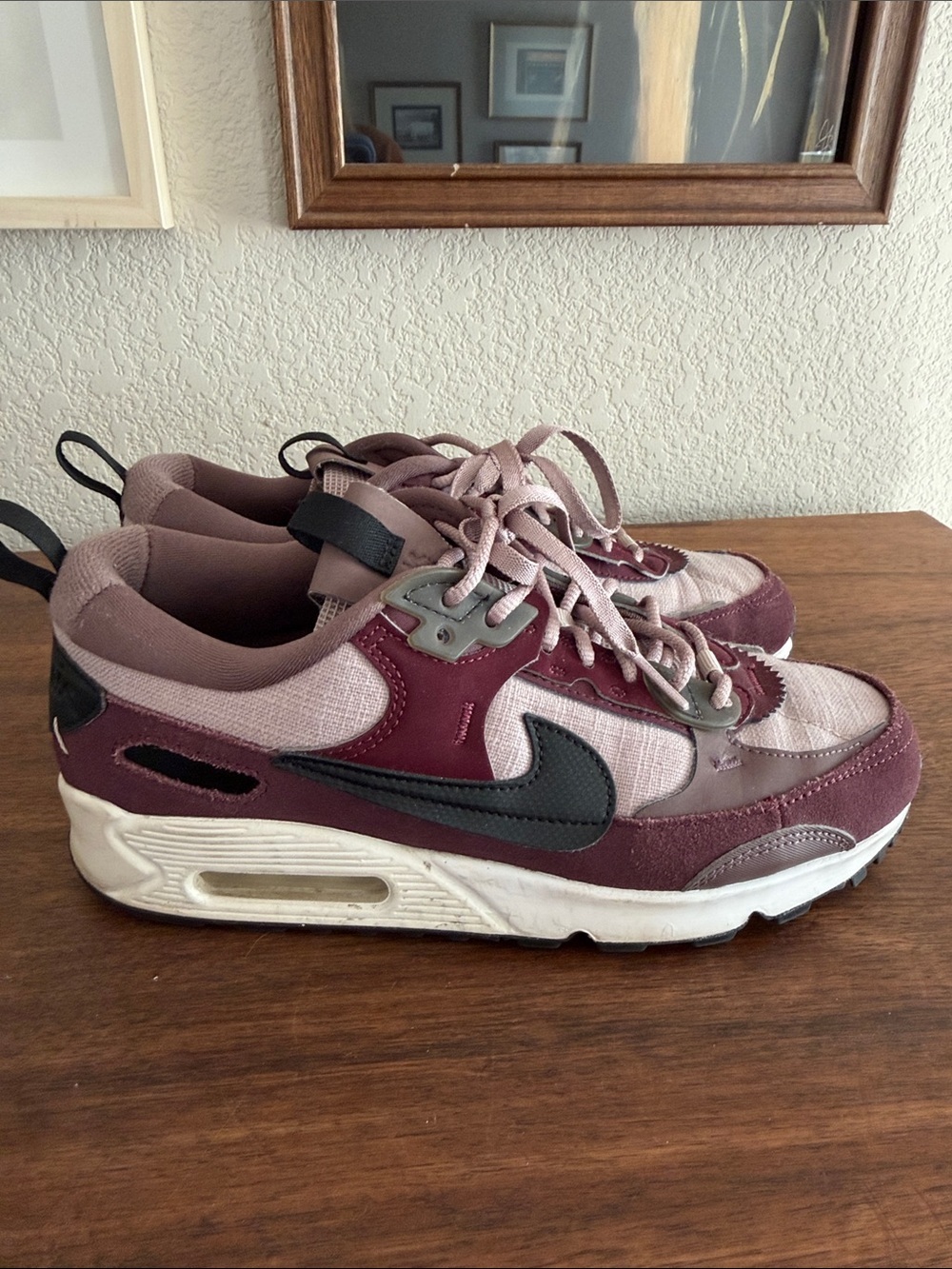 Nike Air Max 90 Futura 'Diffused Taupe' Sneakers Women's Size 8 - Picture 2 of 7